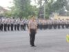 Polres Loteng Gelar Upacara Korps Raport Kenaikan Pangkat Pengabdian.