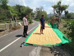 Bhabinkamtibmas Desa Cempi Jaya Dukung Program Ketahanan Pangan Nasional Menuju Indonesia Emas 2025