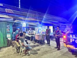Sat Samapta Polres Bima Kota Gelar Patroli Blue Light, Ciptakan Rasa Aman dan Himbau Warga Jauhi Narkoba