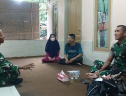 Wujud Kepedulian Kodim 1606/Mataram Bagi Keluarga Prajurit Sakit