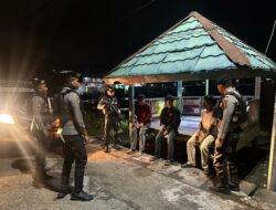 Antisipasi 3C, Unit Turjawali Sat Samapta Polres Bima Kota Gelar Patroli Dini Hari