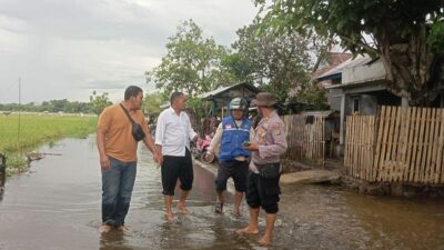 Gerak Cepat Polsek Bolo, Bantu Warga Terdampak Banjir di Tiga Desa Wilayah Kecamatan Bolo