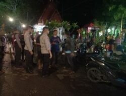 Patroli Blue Light Polsek Rasanae Barat Sampaikan Himbauan Kamtibmas di Festival Warna Warni 2025 Pantai Lawata