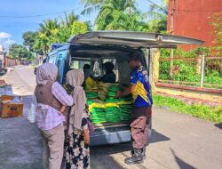 Ringankan Beban Warga, Sat Binmas Polres Dompu Gelar Gerakan Pangan Murah GPM Polri