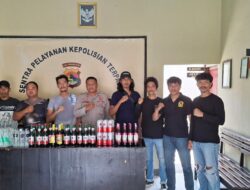 Polsek Woja Intensifkan Razia Miras Jelang Natal 2025 dan Tahun Baru 2026, Puluhan Botol Diamankan