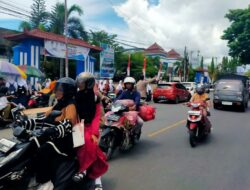 Jaga Kelancaran Lalin, Polsek Gerung Amankan Jam Pulang Sekolah
