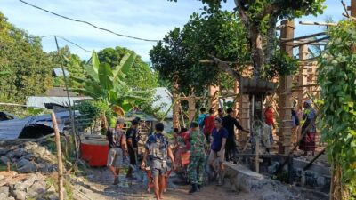 Warga Anyar Bangun Masjid Nurul Huda dengan Kebersamaan