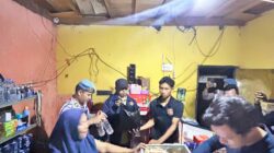 Satresnarkoba Polres Dompu Razia Tempat Hiburan dan Kios Miras, Amankan Puluhan Botol Minuman Keras