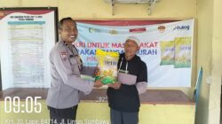 Polsek Lape Kembali Gelar Gerakan Pangan Murah, 425 Sak Beras SPHP Ludes Terjual