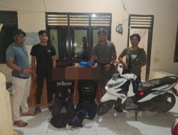 Tim Opsnal Polsek Sape Polres Bima Kota Amankan Dua Terduga Pelaku Pencurian Ternak