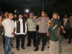Kapolres Sumbawa Barat Bersinergi Pantau Keamanan Kegiatan Ibadah di Kecamatan Maluk
