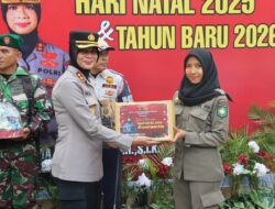 Patroli Skala Besar Kapolres Bersama Forkopimda Sumbawa, Jamin Malam Natal 2025 Berlangsung Damai.