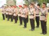 Polres Sumbawa Barat Gelar Upacara Serah Terima Jabatan Sejumlah Pejabat Utama dan Kapolsek