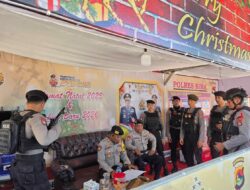 Kasat Samapta Polres Bima Polda NTB Iptu Zulkifli SH memimpin langsung patroli Kewilayahan dalam rangka memastikan keamanan dan Kondusifitas Wilayah di hari puncak perayaan Natal dan jelang tahun Baru 2026.