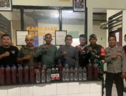 Pangkas Biang Kerok Keresahan Masyarakat dan Jaga Stabilitas Kamtibmas Jelang Pergantian Tahun, Polsek Bolo Sita Puluhan Botol Miras