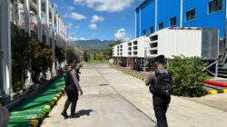 Unit Pamobvit Sat Samapta Polres Bima Kota Laksanakan Pengamanan dan Patroli di Objek Vital PLTMG Bonto Bima