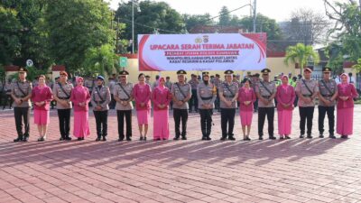 Kapolres Sumbawa Pimpin Sertijab Wakapolres Hingga Empat Pejabat Utama