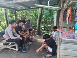 BHABINKAMTIBMAS AIPDA YUNUS AJAK PEMUDA DESA UNGGA HINDARI PERBUATAN KRIMINAL