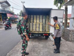 Bhabinkamtibmas Polsek Batukliang Utara Dampingi Pendistribusian Makan Bergizi Gratis di Desa Aik Bukaq