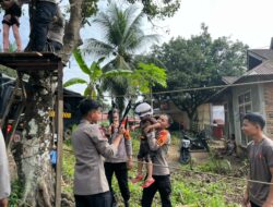 Trauma Healing Polri Hadirkan Flying Fox untuk Kembalikan Senyum Anak-Anak Terdampak Bencana di Kayu Pasak