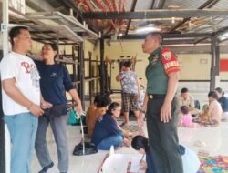 Sinergi Babinsa dan Nakes Sukseskan Posyandu Kenanga