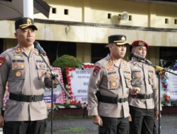 Pedang Pora dan Tarian Mbongi Monca Warnai Penyambutan Kapolres Bima AKBP M.Anton Bhayangkara Gaisar S.I.K.M.H