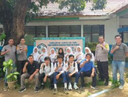 Bhabinkamtibmas Polsek Monta, Laksanakan Pengamanan Ujian Tertulis Calon Siswa Baru SMA Kemala Taruna Bhayangkara