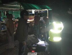 Polsek Jereweh Gelar KRYD di Jalan Lintas Jereweh–Maluk, Antisipasi Gangguan Kamtibmas