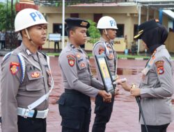 Tindak Tegas Pelanggaran, Kapolres Sumbawa Pimpin Upacara PTDH Satu Personel Pelanggar Kode Etik