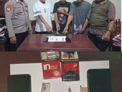 Diduga Asyik Pesta Ganja, Tiga Oknum Mahasiswa Asal Desa Kananga ini Diciduk Polsek Bolo