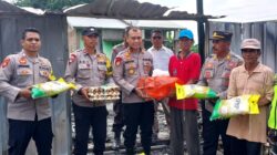 Ikut Merasakan Musibah Yang Dialami Masyarakat, Kapolres Bima AKBP M.Anton Bhayangkara Gaisar S.I.K.,MH., Salurkan Bantuan Bagi Korban Kebakaran