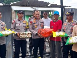 Ikut Merasakan Musibah Yang Dialami Masyarakat, Kapolres Bima AKBP M.Anton Bhayangkara Gaisar S.I.K.,MH., Salurkan Bantuan Bagi Korban Kebakaran