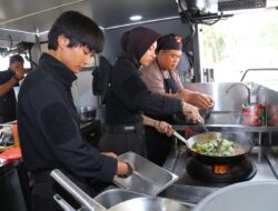 Hari ke-6 Latsitardanus 2026, Taruna Akpol Masak di Dapur Lapangan untuk Ratusan Warga Aceh Tamiang