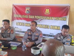 Seksi Hukum Polres Bima, Sosialisasikan Perpol Nomor 7 Tahun 2022 tentang Kode Etik Profesi dan Komisi Kode Etik Polri serta PP Nomor 2 Tahun 2003