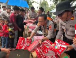 Kapolres Aceh Tengah Jangkau Desa Terisolir dengan Trail, Salurkan Bantuan dan Gelar Bhakti Kesehatan bagi Pengungsi Bintang Pepara
