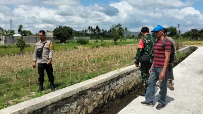 Polsek Labuapi Gerakkan Warga Manfaatkan Lahan Tidur
