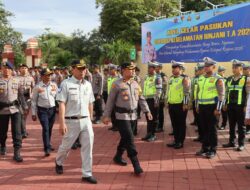 Polres Sumbawa Gelar Apel Pasukan Ops Keselamatan Rinjani 2026 Demi Kamseltibcarlantas Kondusif