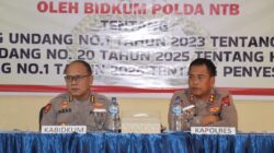 Bidkum Polda NTB Gelar Penyuluhan Hukum di Polres Dompu, Perkuat Pemahaman Personel terhadap KUHP dan KUHAP Baru