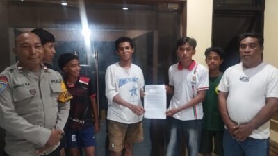 Bhabinkamtibmas Polres Bima Kota Selesaikan Pertikaian Antar Remaja Melalui Problem Solving