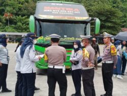 Polantas Menyapa: Tekan Laka Lantas di Pelabuhan Lembar Lombok Barat