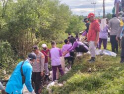Dukung Gerakan Indonesia ASRI, Polsek Alas Barat Bersama Muspika Bahu-Membahu Bersihkan Sampah di Jalan Negara