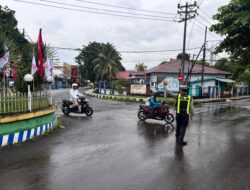 Satlantas Polres Dompu Gelar Strong Point Rawan Pagi, Antisipasi Kepadatan Lalu Lintas Jelang Libur Panjang
