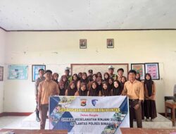 Edukasi Tertib Berlalulintas di Kalangan Pendidikan Unit Dikyasa Satlantas dan Sat Binmas Polres Bima Sambangi SMAN I Belo