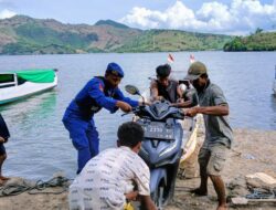 Patroli Rutin, Ketegasan Satpolairud Polres Bima Mencegah Timbulnya Potensi Guankamtibmas di Perairan Teluk Bima