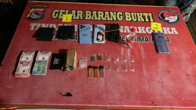 Sehari Delapan TKP Digerebek, Polres Bima Kota Amankan 13 Terduga Pelaku Narkoba
