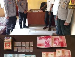 Polsek Donggo Amankan Terduga Pelaku Pengedar Narkoba, 10 Pocket BB Siap Edar Ikut di Sita