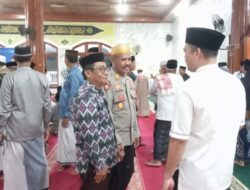 Kapolres Bima Kabupaten Hadiri Safari Ramadhan Bersama Forkopimda Kabupaten Bima di Masjid Besar Al-Amin Desa Rato