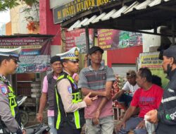 Personel Satlantas Polres Bima Kabupaten di Terjunkan, Antisipasi Kemacetan dan Kecelakaan di Sejumlah Titik Rawan