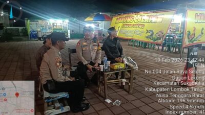 Patroli Blue Light Polres Lotim Antisipasi 3CR dan Balap Liar, Situasi Kota Selong Kondusif