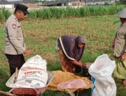 Polsek Labuapi Kawal Ketahanan Pangan di Karang Bongkot